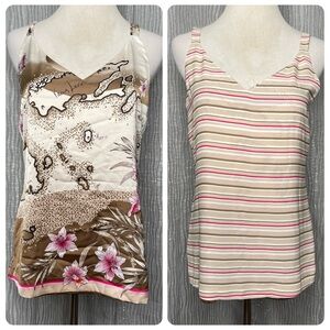 White House Black Market Fiji Sunset Reversible Cami Top